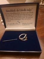 Zwaarverzilverde Libelle Tulp Speld, Minder dan 4 cm, Ophalen of Verzenden, Zo goed als nieuw, Zilver