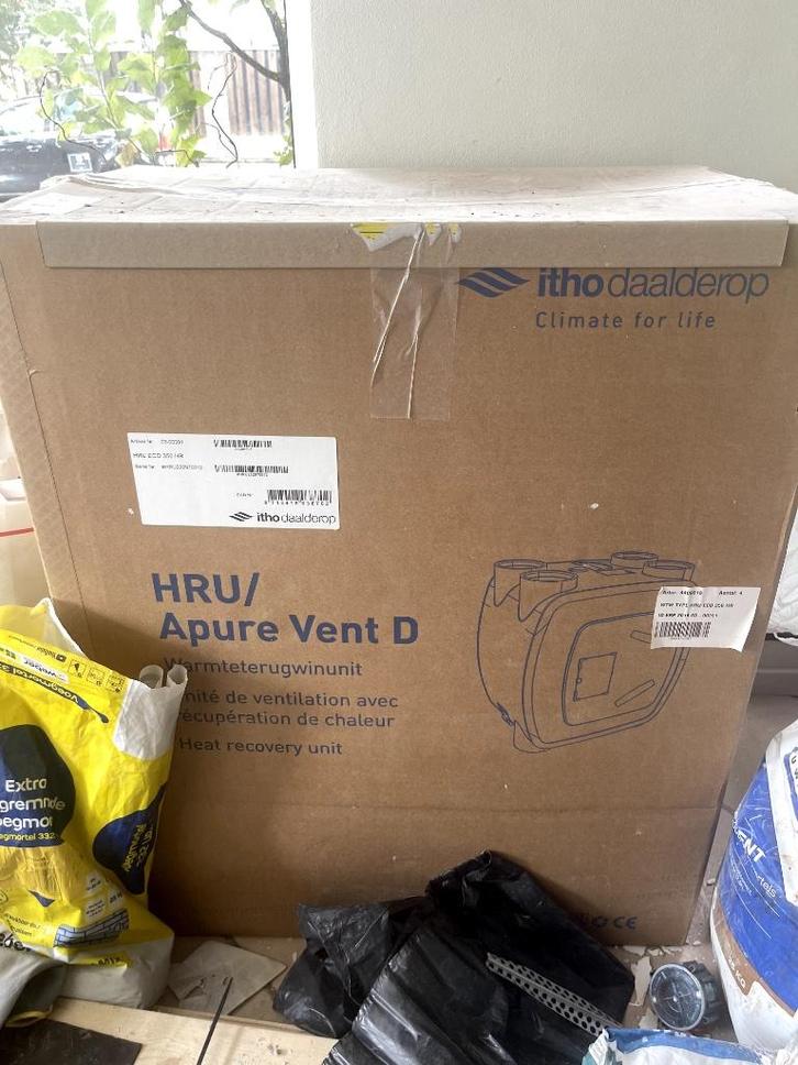 Itho Daalderop ventilatiesysteem, Doe-het-zelf en Verbouw, Ventilatie en Afzuiging, Nieuw, Ventilator en Afzuiger, Ophalen of Verzenden