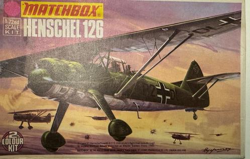 Coelianmodels Matchbox, Pk-26, Henschel 126, 1/72, € 24,99, Hobby en Vrije tijd, Modelbouw | Vliegtuigen en Helikopters, Nieuw