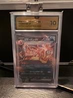 Charizard ex battle grade 10, Ophalen of Verzenden, Zo goed als nieuw, Meerdere kaarten, Foil