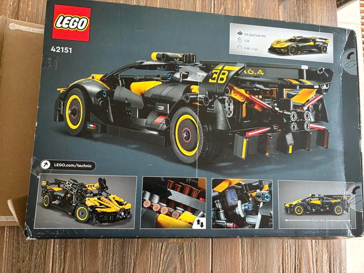Lego Technic 42151 Bugatti Bolide - Compleet!, Kinderen en Baby's, Speelgoed | Duplo en Lego, Zo goed als nieuw, Lego, Complete set