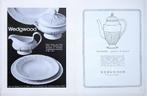 3 vintage advertenties reclames Wedgwood servies 1964, Verzenden, Gebruikt, Gebruiksvoorwerp