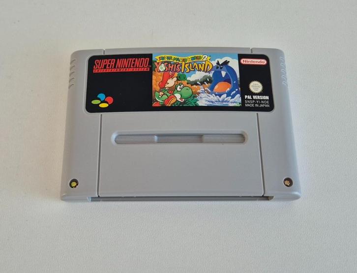 Super Mario World 2 Yoshi's Island Super Nintendo SNES Game, Spelcomputers en Games, Games | Nintendo Super NES, Gebruikt, Avontuur en Actie