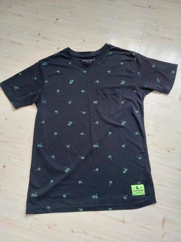 Super leuk zwart shirt met palmbomen maat S