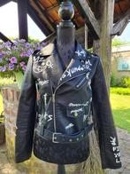 GIORGIA zwart pu leather jacket jack biker maat M Nieuw, Kleding | Dames, Jassen | Zomer, Maat 38/40 (M), Zwart, Nieuw, Ophalen of Verzenden