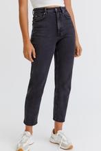 Pull&Bear donkergrijse slim mom fit jeans spijkerbroek 36, Nieuw, W28 - W29 (confectie 36), Ophalen of Verzenden, Zwart