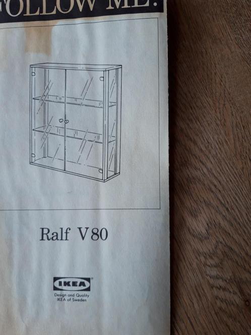 vitrinekast Ikea Ralf V 80  107X78X30  HXBXD, Huis en Inrichting, Kasten | Vitrinekasten, Zo goed als nieuw, 100 tot 150 cm, 50 tot 100 cm