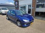 Peugeot 206 1.6i "XS " Lm velgen - Stuurbekrachtiging - Apk, Voorwielaandrijving, Stof, Blauw, Handgeschakeld