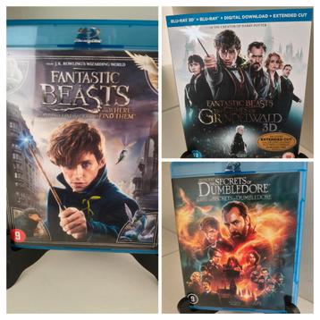 Fantastic Beasts Trilogie - Blu-ray 1 + 2(ook 3D) + 3  NLO  beschikbaar voor biedingen