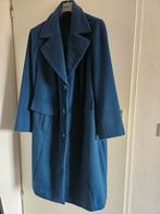 Ulla Popken Damesmantel Wolmix Blauw Maat 48-50, Kleding | Dames, Ulla Popken, Ophalen of Verzenden, Zo goed als nieuw