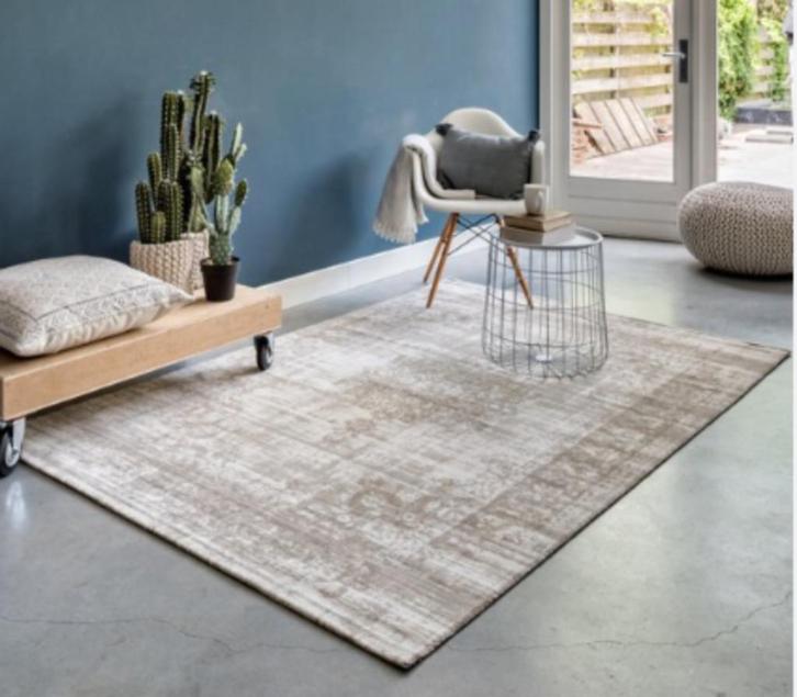 Nieuw Cool Vintage Tapijt cream 133x200, Huis en Inrichting, Stoffering | Tapijten en Kleden, Nieuw, 100 tot 150 cm, 200 cm of meer