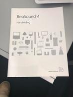 Bang&Olufsen Beosound 4 handleiding in zeer goede staat, Ophalen of Verzenden, Zo goed als nieuw