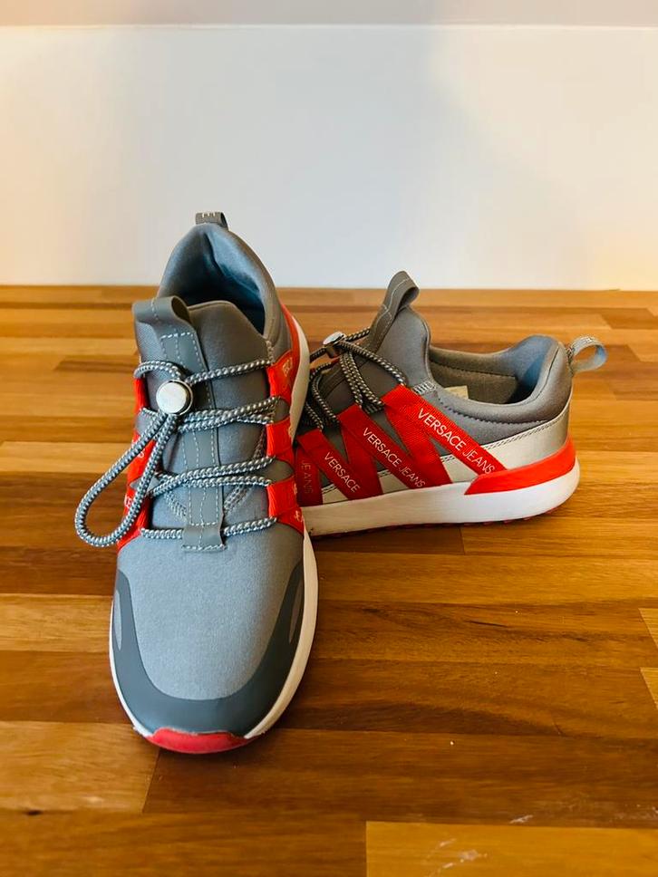 Versace jeans schoenen 42, Kleding | Heren, Schoenen, Zo goed als nieuw, Zwart, Ophalen of Verzenden