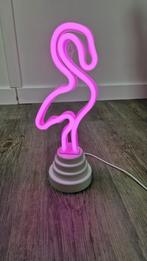 Roze Flamingo Lamp - Neon Stijl, Kunststof, Ophalen of Verzenden, Zo goed als nieuw, Modern