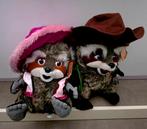 Pluchen knuffels Randy en Rosie mascottes Slagharen, Ophalen of Verzenden, Zo goed als nieuw