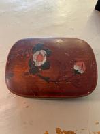 Vintage antiek lakdoosje japans chinees sieradendoosje boho, Antiek en Kunst, Ophalen of Verzenden