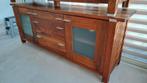 STEEL notenhouten dressoir en tv kast 220cm breed, 55cm diep, Ophalen, Zo goed als nieuw, 25 tot 50 cm, 200 cm of meer