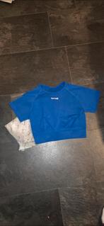 Dfyne Crop Top - Maat M - Blauw - Nieuw!, Kleding | Dames, Sportkleding, Maat 38/40 (M), Dfyne, Blauw, Nieuw