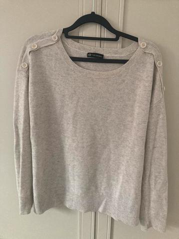 100% Kasjmier Trui M C&A Licht Grijs / Beige beschikbaar voor biedingen