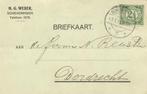 H.G. Weber, Scheveningen - 01.1911 - briefkaart - 1911 gesch, Postzegels en Munten, Ophalen of Verzenden, Briefkaart