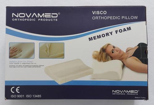 2 Novamed Premium orthopedische hoofd kussens met nekrol, Huis en Inrichting, Slaapkamer | Beddengoed, Nieuw, Kussen, Eenpersoons