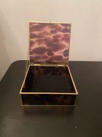 Mooi sieradendoosje met deksel, Ophalen of Verzenden, Zo goed als nieuw, Glas, Minder dan 50 cm