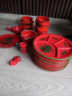 Jaren 70 Servies Set, Gebruikt, Ophalen of Verzenden, Overige stijlen, Aardewerk