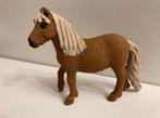 Schleich 98063 Shetlander pony merrie met vlechten, Ophalen of Verzenden, Zo goed als nieuw, Paard, Beeldje of Figuurtje