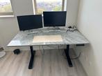 Natuursteen Zit-sta bureau elektrisch 150x80 cm, Huis en Inrichting, Bureaus, Ophalen, In hoogte verstelbaar