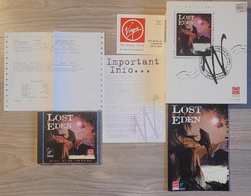 spel Lost Eden 486. 33Mhz 4 mb RAM C-rom  uit 1996, Spelcomputers en Games, Games | Pc, Zo goed als nieuw, Avontuur en Actie, 1 speler