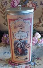 Leuke oud  brocante spaghetti blik, Pasta Semolina Italia, Ophalen of Verzenden