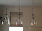 Hanglamp, Huis en Inrichting, Lampen | Hanglampen, Ophalen, Zo goed als nieuw, Glas, 75 cm of meer