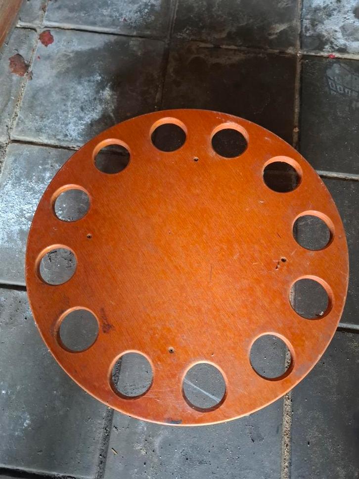 Houten Bierhouder voor 12 Flessen, Huis en Inrichting, Woonaccessoires | Overige, Gebruikt, Ophalen