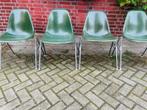 Olive green Herman Miller Eames fiberglass retro vintage 60, Overige kleuren, Leer, Ophalen of Verzenden, Zo goed als nieuw