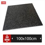 BE CROSS PRO FLECKS 100x100x2 sportvloer EPDM FLECKS GRIJS, Nieuw, Ophalen of Verzenden