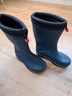 Gevoerde Dunlop regenlaarzen maat 35 blauw, Laarzen, Jongen of Meisje, Zo goed als nieuw, Ophalen