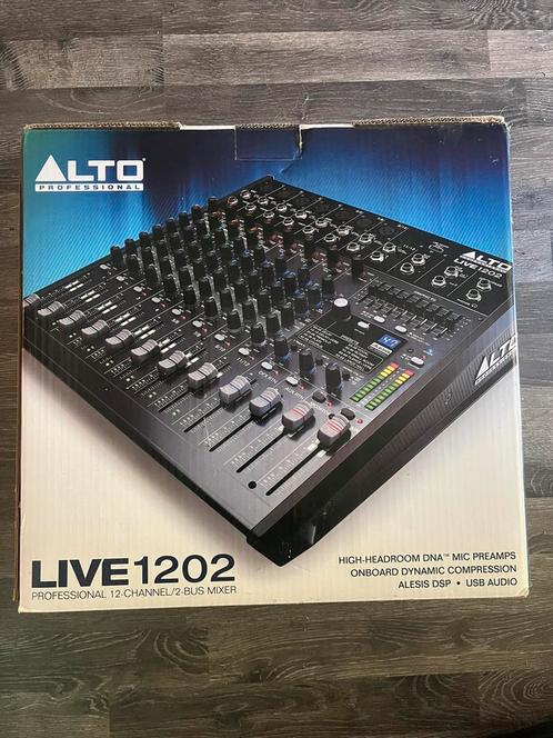 Alto live1202 mengpaneel, Muziek en Instrumenten, Mengpanelen, Nieuw, 10 tot 20 kanalen, Microfooningang, Ophalen of Verzenden