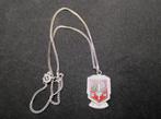 Ketting met verzilverde hanger Eerste Divisie '7 December', Verzenden, Landmacht, Nederland, Embleem of Badge