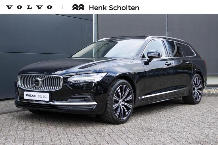 Volvo V90 B4 Plus Bright | Panoramadal met schuif-/kantelfun, Auto's, Volvo, Bedrijf, Te koop, V90, 360° camera, ABS, Achteruitrijcamera