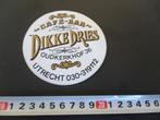 sticker utrecht café bar dikke dries, Ophalen, Zo goed als nieuw