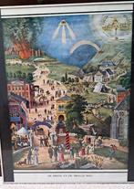 Kleurrijke poster De smalle en de brede weg –  christendom, Ophalen, Gebruikt, Overige typen, Jodendom