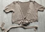 Goudkleurige vest/ bolero - Maat XL, Ophalen of Verzenden, Zo goed als nieuw, Maat 46/48 (XL) of groter, Beige