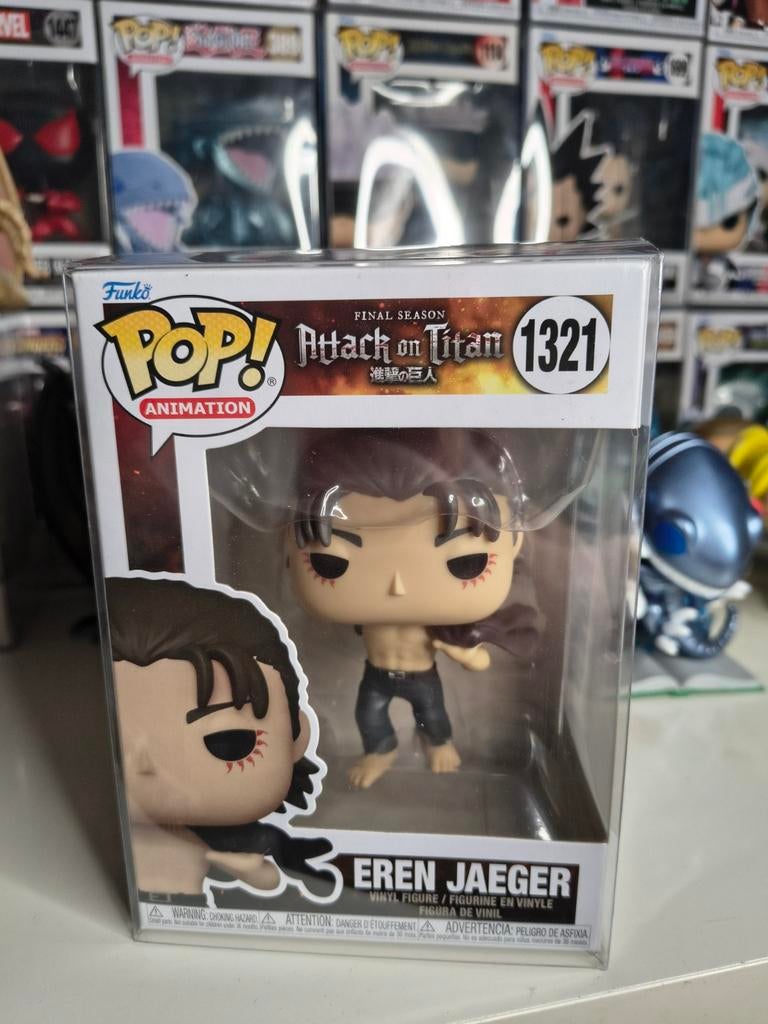 Funko Pop Attack on Titan Eren Jaeger 1321, Verzamelen, Poppetjes en Figuurtjes, Ophalen of Verzenden, Zo goed als nieuw