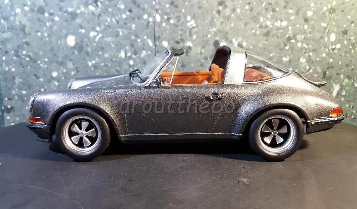 Porsche SINGER 911 Targa grijs 1:18 KK Scale, Hobby en Vrije tijd, Modelauto's | 1:18, Nieuw, Auto, Overige merken, Verzenden