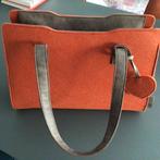 Mooie vilten tas - NIEUW, Ophalen of Verzenden, Nieuw, Oranje, Handtas