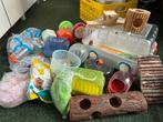 Hamsterkooi en heeeeeel veel spullen!, Ophalen, Gebruikt, Loopwiel of Rad
