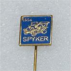 SP0947 Speldje 1904 Spyker blauw, Verzamelen, Gebruikt, Ophalen of Verzenden