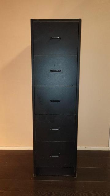 ladekastje | hoog smal kastje 5 lades | 113 x 33 x 30 cm hbd beschikbaar voor biedingen