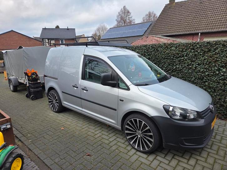 Volkswagen Caddy 1.2 63KW 2012 Grijs, Auto's, Bestelauto's, Particulier, Volkswagen, Benzine, Geïmporteerd, Zilver of Grijs, Onderhoudsboekje