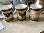 Boerderij dieren mok // per stuk bone China Engeland, Ophalen of Verzenden